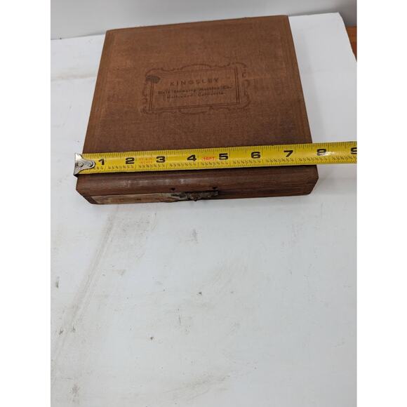 KINGSLEY HOT FOIL Stamping Printer letters Typeset ROMANY Lower case Wood Box - Picture 7 of 7